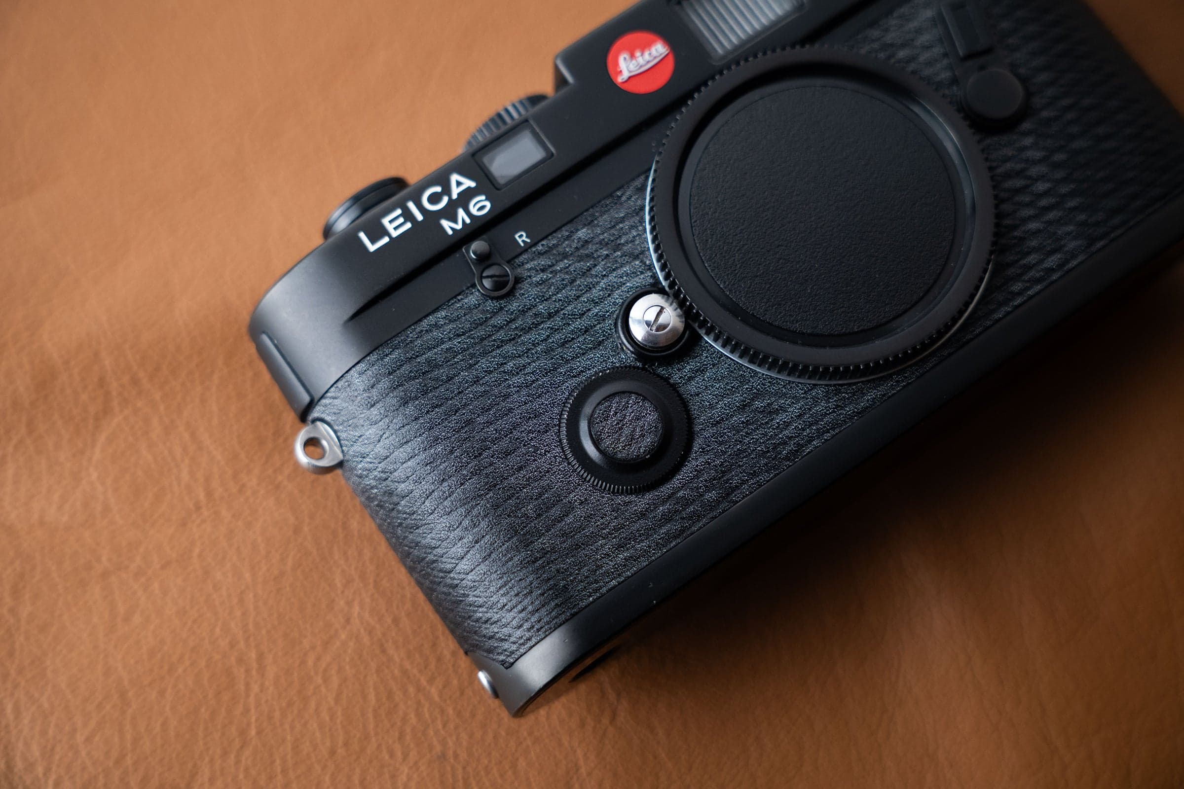 Leica camera with a Studio Jebi leather cover