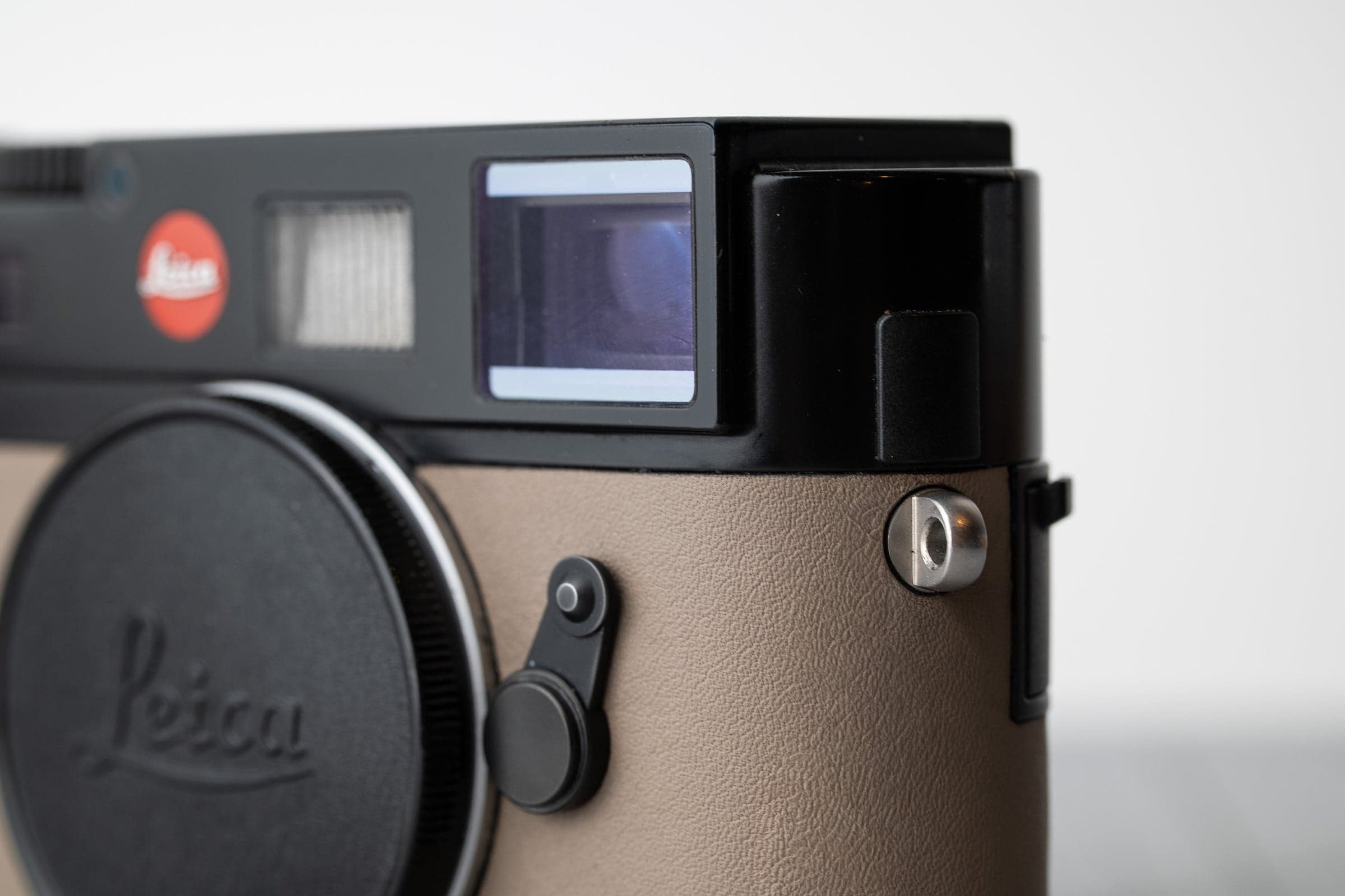 Leica M9 with Beige Smooth Calfskin