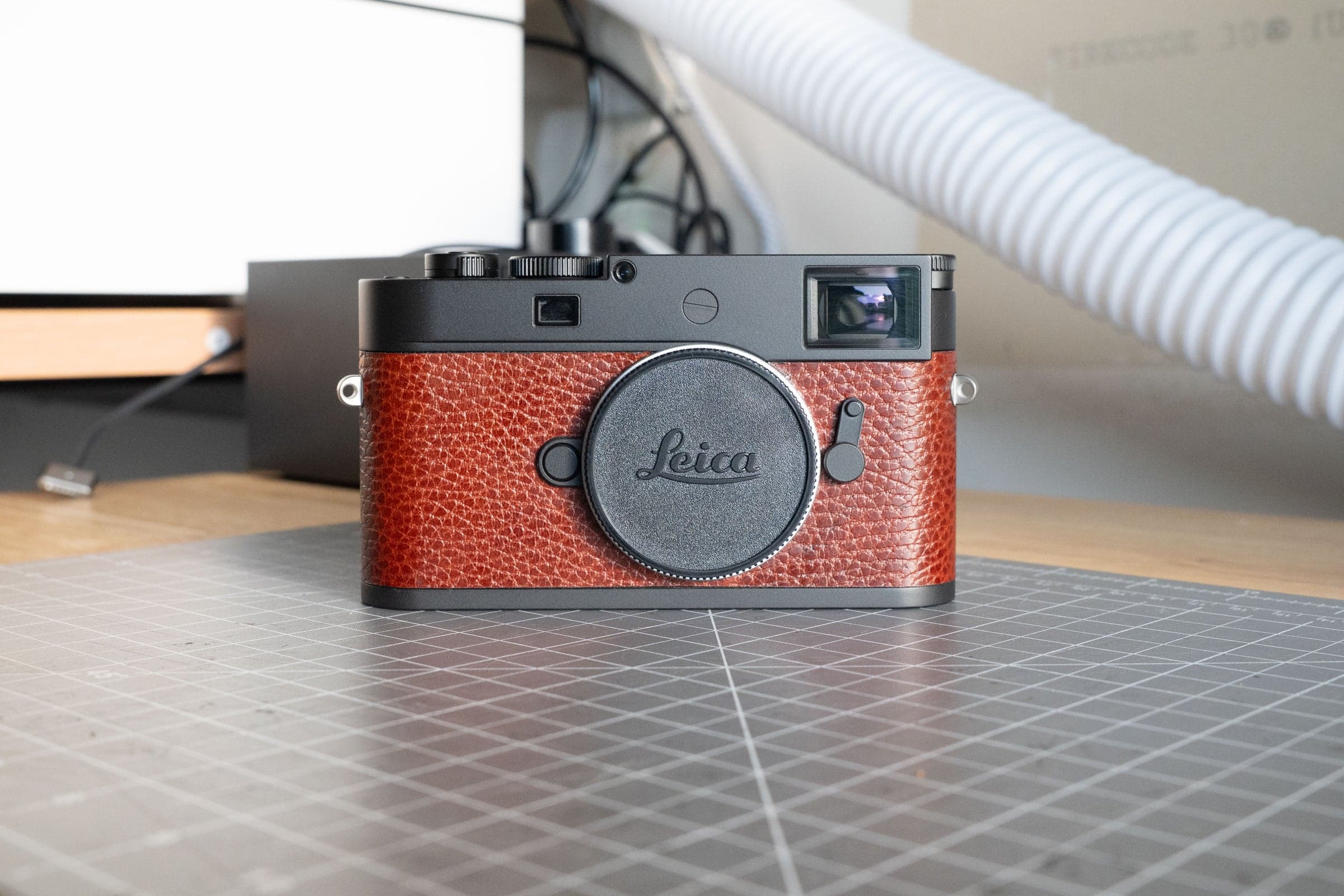 Leica M11M with Mahogany Dollaro & Nikon 35Ti with Black Dollaro Calfskin